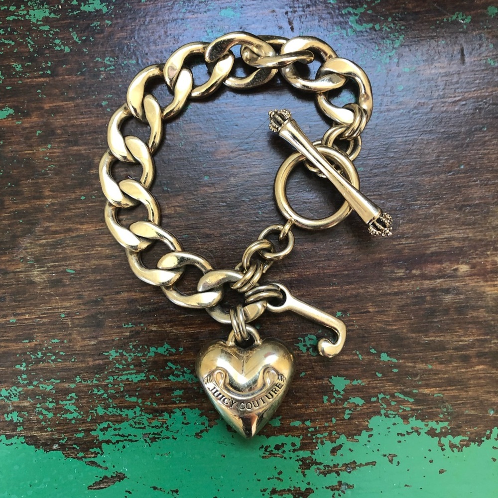 Juicy Couture Gold Charm Bracelet